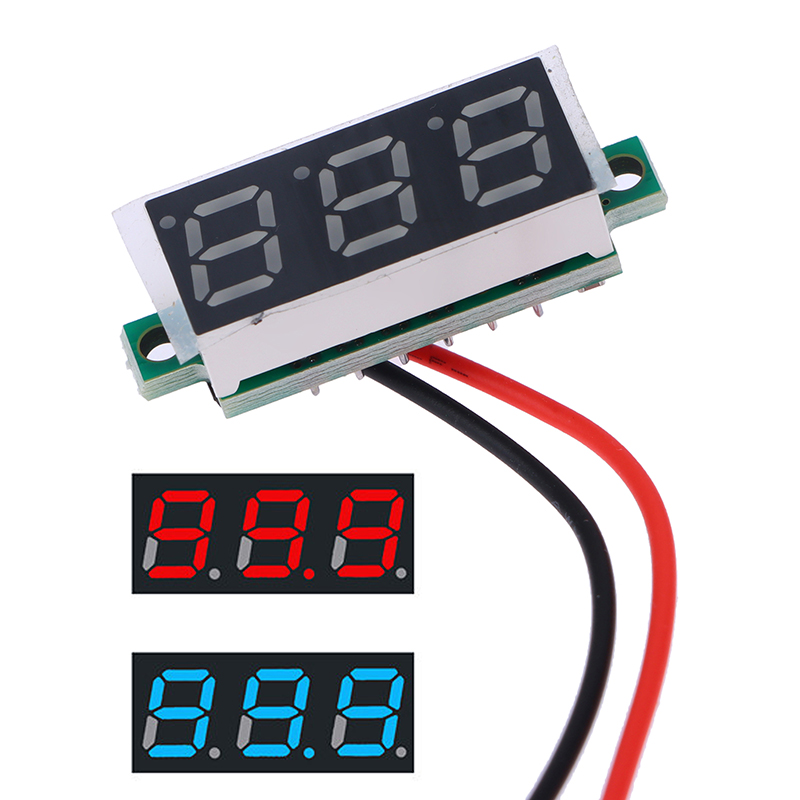 Light Meter Incident - 新製品-DC5-30V電圧計 0.28インチ LEDデジタル電圧計 自動車モバイル電源電圧テスター検出器 赤、緑、青、黄
