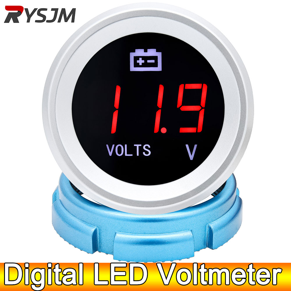 Light Meter Incident - AD ユニバーサル電圧計 12V 防水 LED デジタル表示パネルボルト電圧計モーターアクセサリーボート車オートバイ用