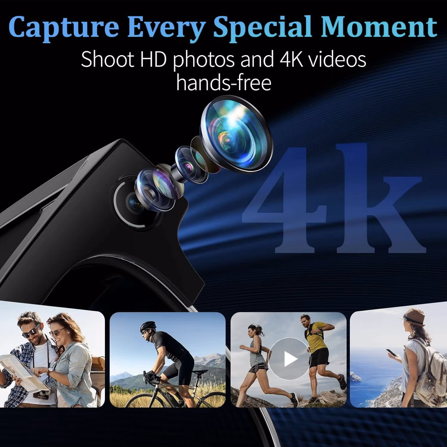2026年世界初公開 4K HDカメラ AIスマートグラス  - Photography Japanese のレビューと価格