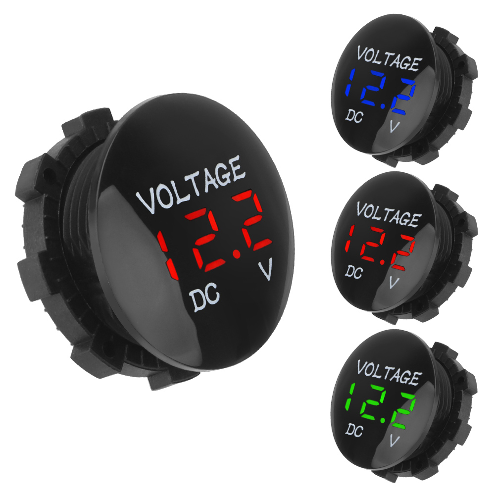 DC 12V-24V ミニデジタル電圧計電圧計テスター Le - Light Meter Incident のレビューと価格