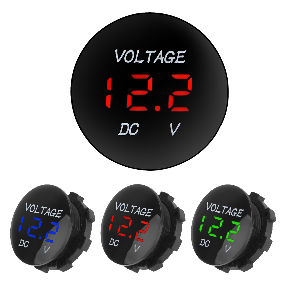 DC 12V-24V ミニデジタル電圧計電圧計テスター Le - Light Meter Incident のレビューと価格