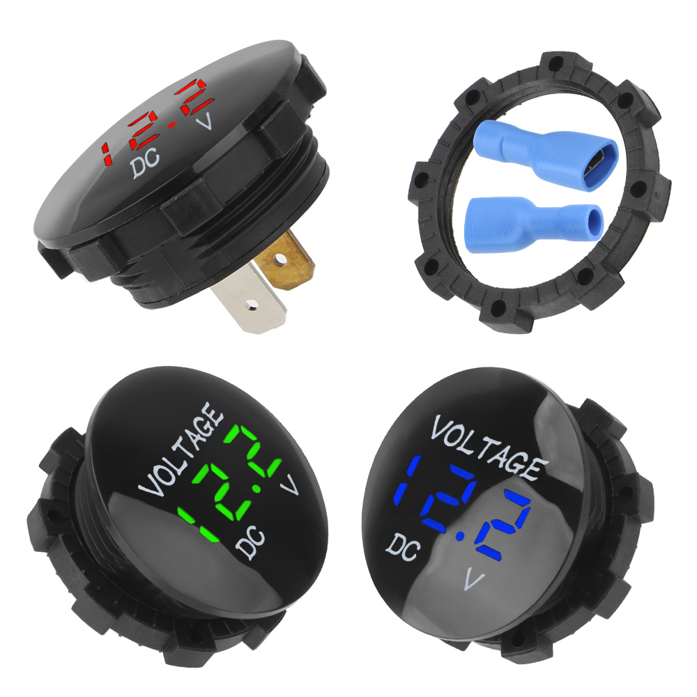 DC 12V-24V ミニデジタル電圧計電圧計テスター Le - Light Meter Incident のレビューと価格