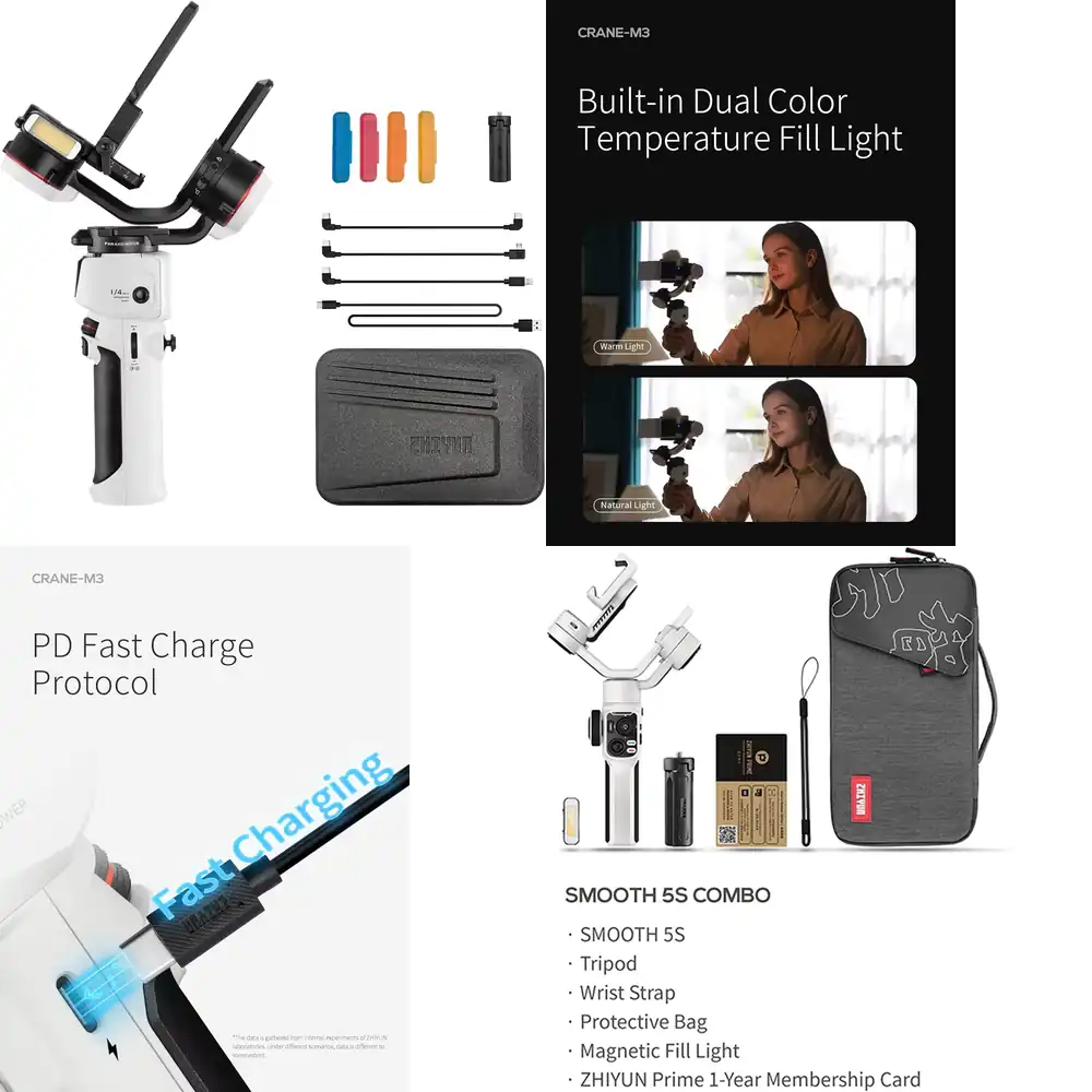 ZHIYUN Crane M3S 3軸ジンバルハンドヘルドス - Handheld Stabilizer Gimbal のレビューと価格