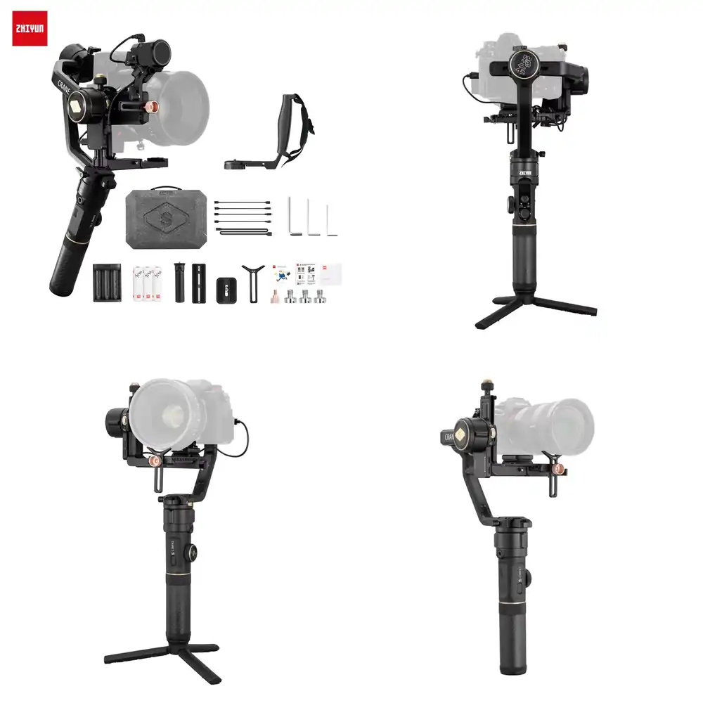 Zhiyun Crane 2S 3軸ハンドヘルドジンバルスタ - Handheld Stabilizer Gimbal のレビューと価格