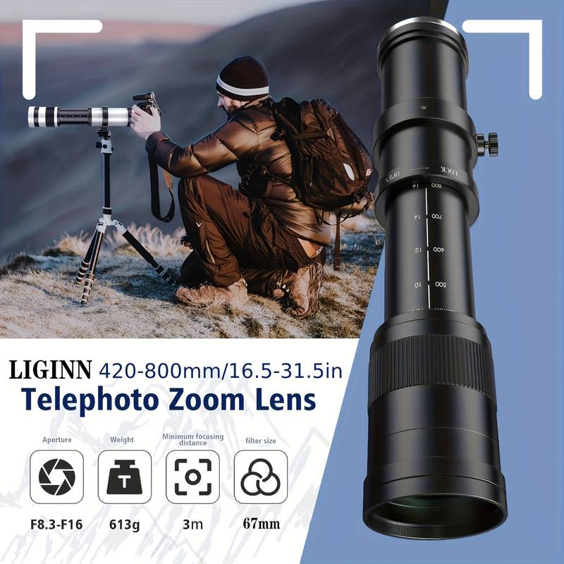 420-800mm F8.3 フルフレーム中望遠ズームレンズ - Photography Ratio のレビューと価格