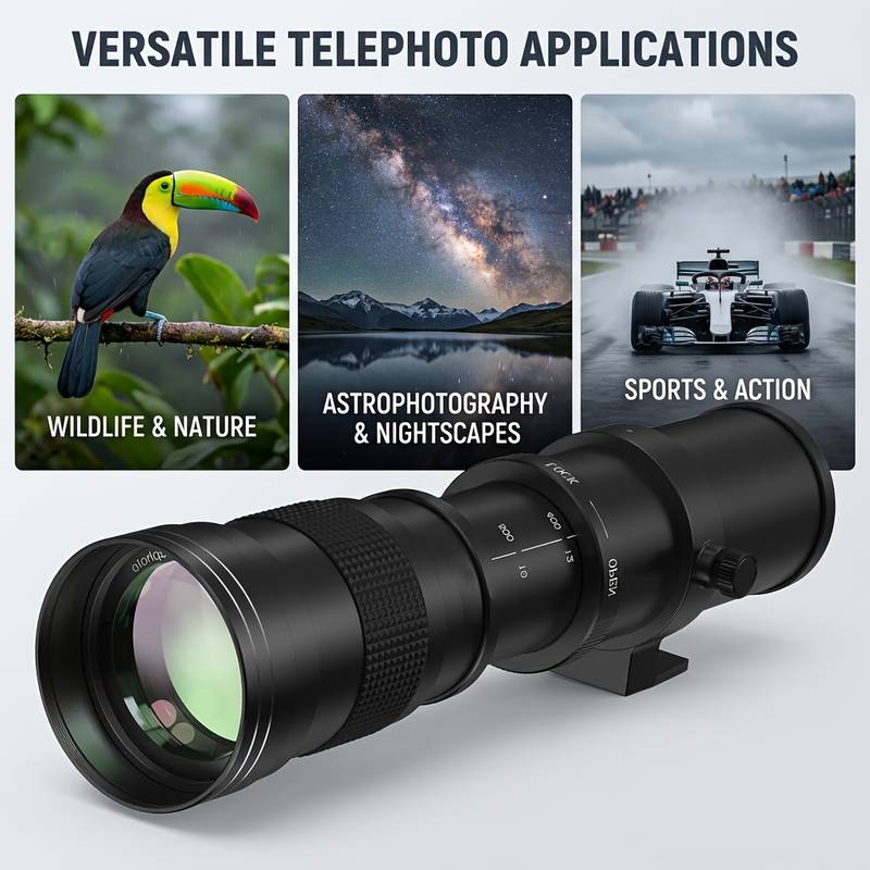 420-800mm F8.3 フルフレーム中望遠ズームレンズ - Photography Ratio のレビューと価格