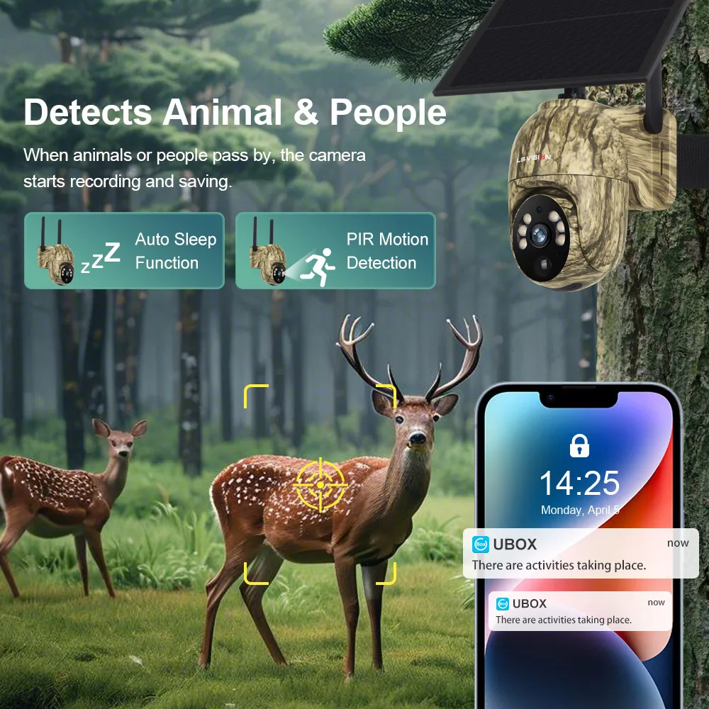 LS VISION 野生動物カメラ ソーラー 4MP 4G  - Photography Term のレビューと価格