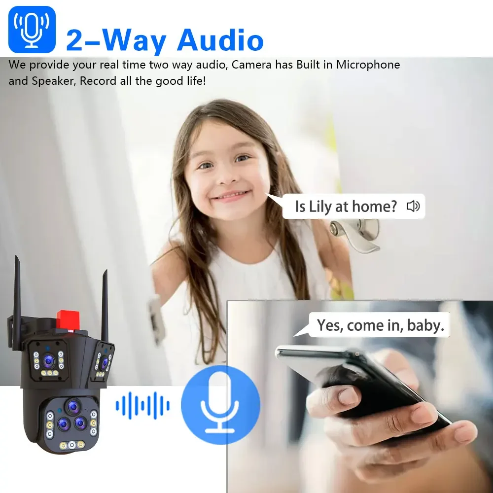 監視カメラ,wifi,5レンズ,20mp,20倍ズーム,自動 - Photography Term のレビューと価格