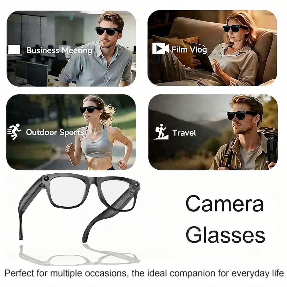 女性用スマートカメラグラス 調光レンズ アウトドア BT通話 - Photography Translate のレビューと価格