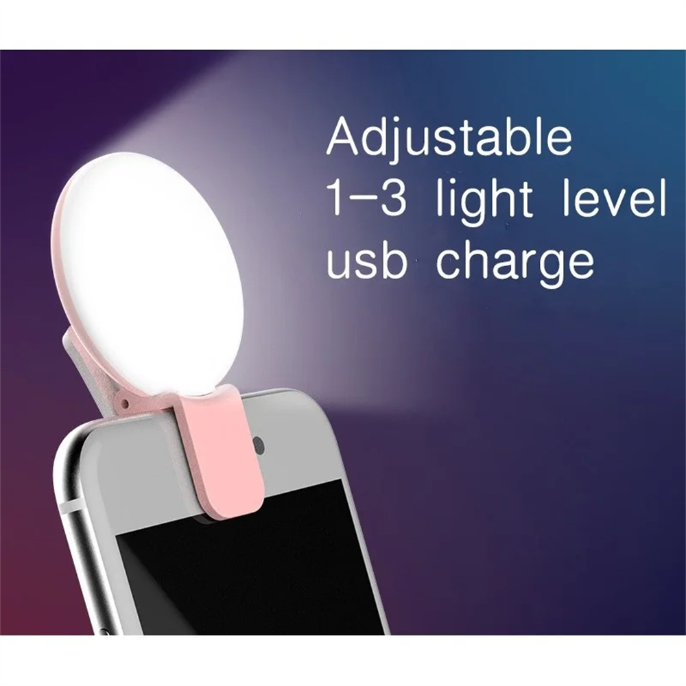 ポータブルLEDランプ スマホライブビデオ用美肌ライト 汎用 - Photography Lighting のレビューと価格