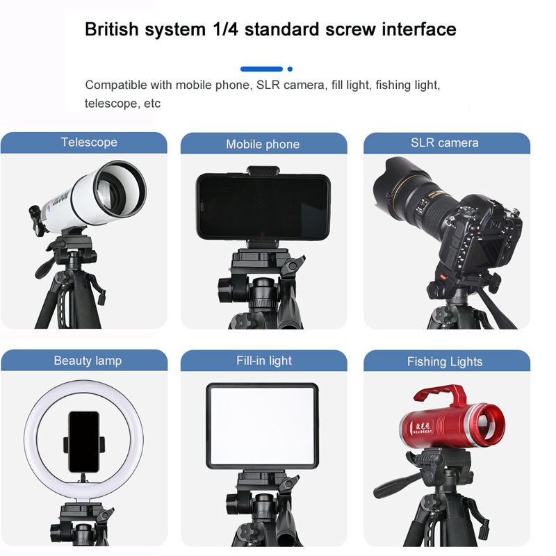 55インチユニバーサル三脚スタンド（携帯電話、カメラ、双眼鏡 - Photography Basics のレビューと価格