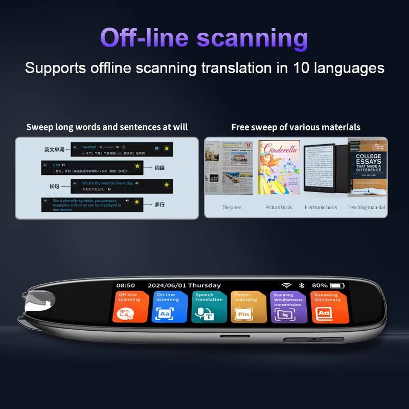 スキャニング翻訳ペン、中国語、英語、ドイツ語、フランス語、日 - Photography Translate のレビューと価格