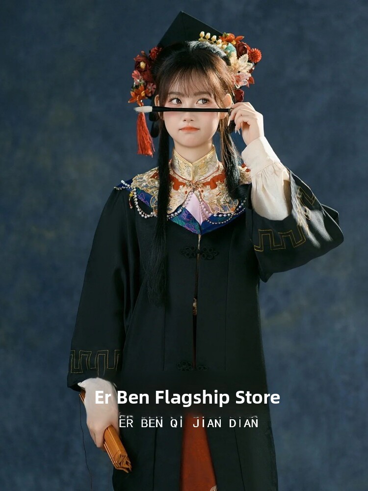 新中華風スタジオ写真撮影 明代漢服 女性用卒業式ガウン マフ - Photography Graduation のレビューと価格