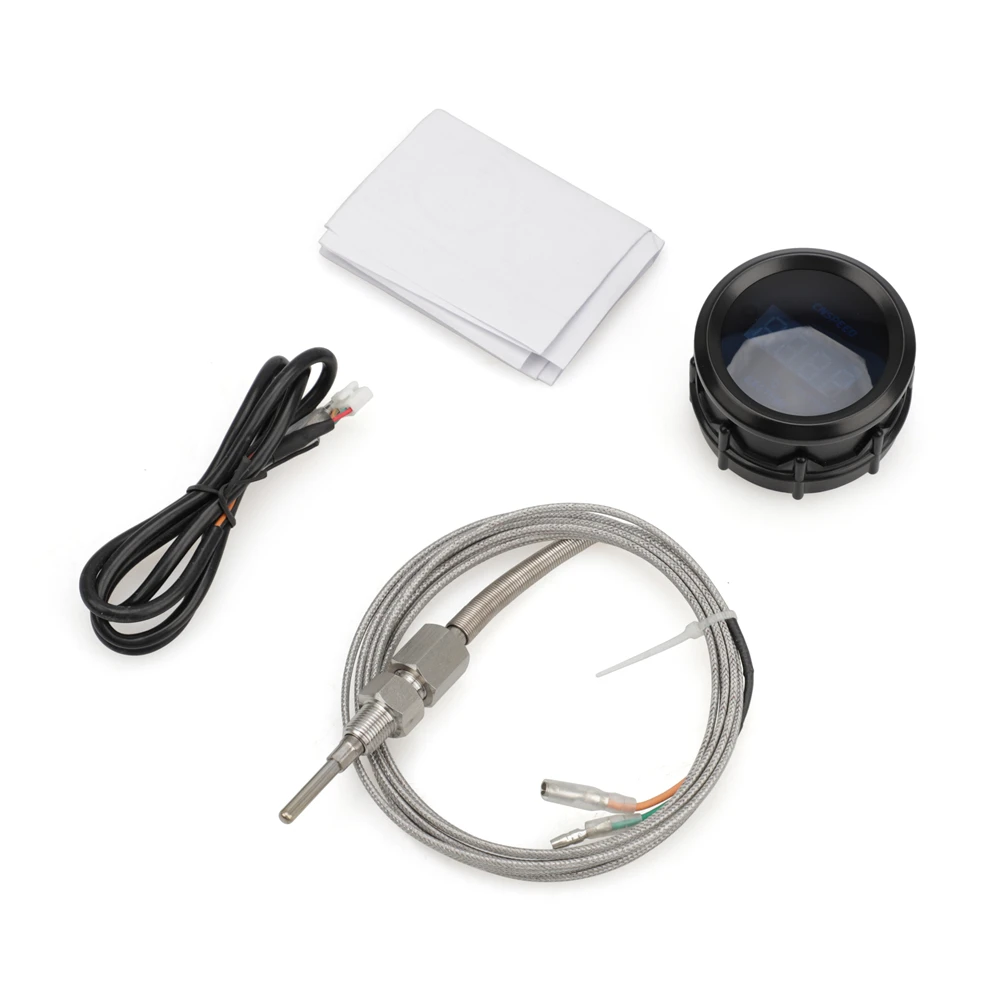 2インチ 52mm 車載メーター ブルーLED EGT EX - Light Meter Incident のレビューと価格